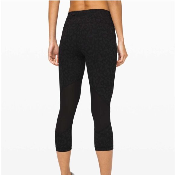 Lululemon Pace Rival Crop *22" Formation Camo Deep Coal Multi / Black - Picture 7 of 7